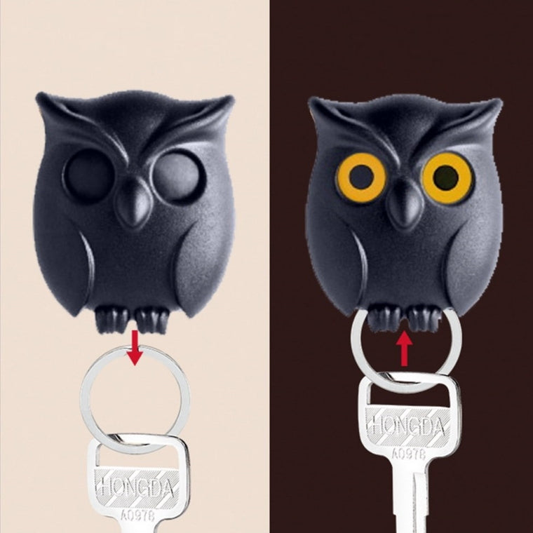 Night Owl Magnetic Wall Key Holder Wall Magnets Keep Keychains Hooks