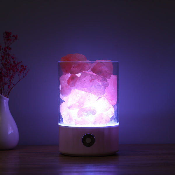 USB Crystal Light Himalayan Salt LED Lamp