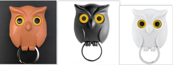 Night Owl Magnetic Wall Key Holder Wall Magnets Keep Keychains Hooks