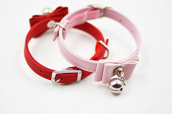 Hot Pet Collar Bow Tie Bell Collar Cute Bell Small Dog Collar,collar, Factory Direct Sales