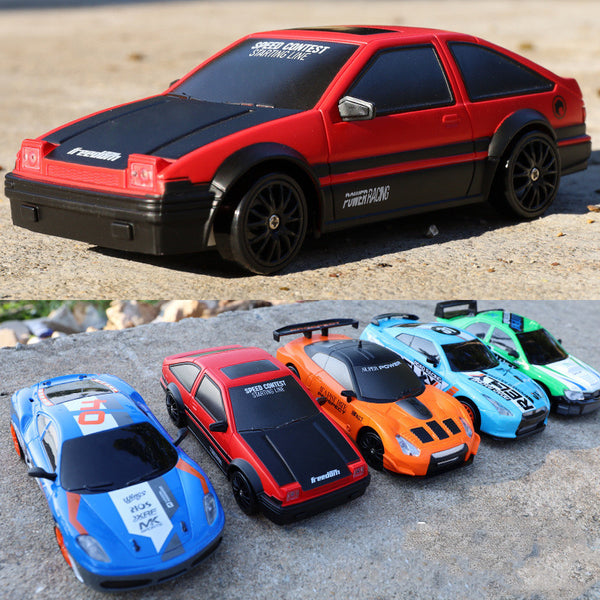 4WD RC Drift Car Toy Remote Control GTR Model AE86