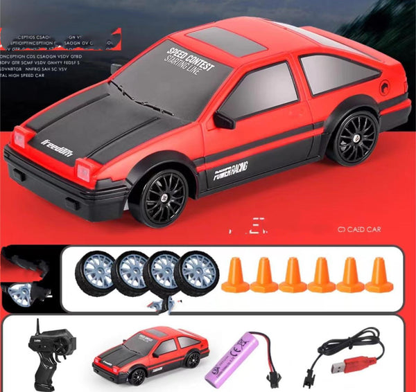 4WD RC Drift Car Toy Remote Control GTR Model AE86