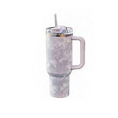 40oz Stainless Steel Vacuum With Straw Handle Cup