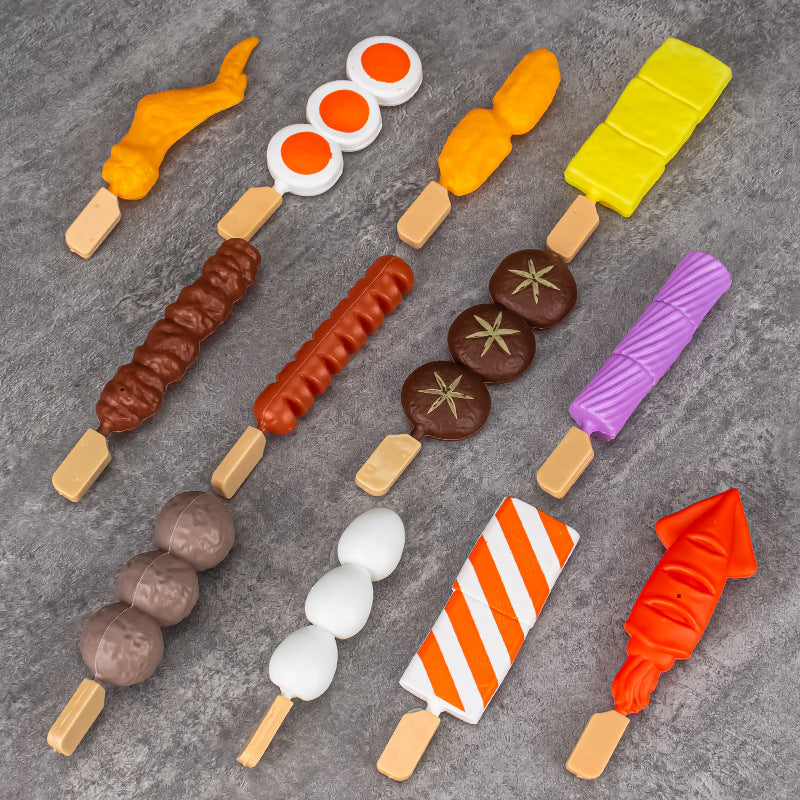 Simulation Food BBQ Grill Skewer Barbecue Set Kitchen Toys