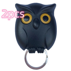 Night Owl Magnetic Wall Key Holder Wall Magnets Keep Keychains Hooks