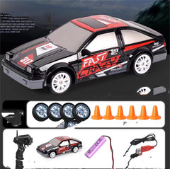 4WD RC Drift Car Toy Remote Control GTR Model AE86